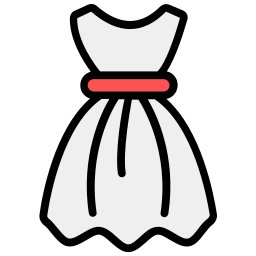vrouw kleren icoon