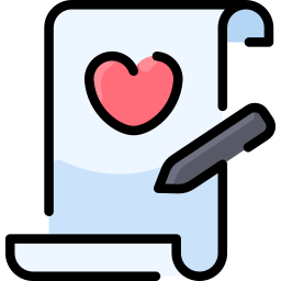 liefdesbrief icoon