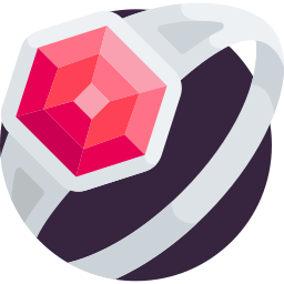 Diamond ring icon