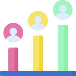 diagramme à bandes Icône