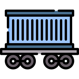 Freight wagon icon