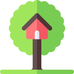 Дом на дереве иконка