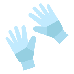 Football gloves icon