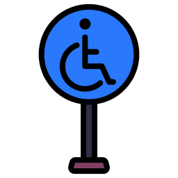 Disabled sign icon