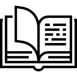 libro abierto icono