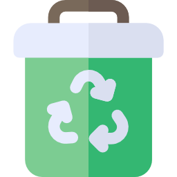 papelera de reciclaje icono