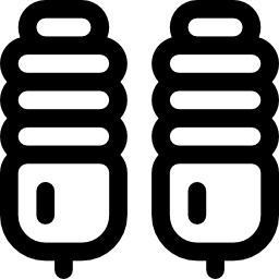 lâmpada ecológica Ícone