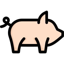 Świnia ikona