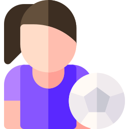 Soccer player icon