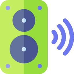 Music speaker icon