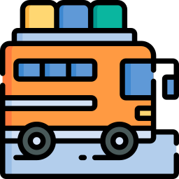 Туристический автобус иконка