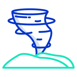 tempesta di sabbia icona