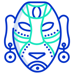 afrikanische maske icon