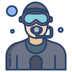 Scuba dive icon