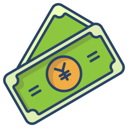 Japanese yen icon