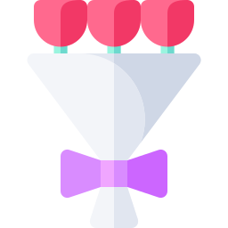 Flower bouquet icon