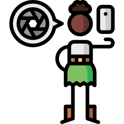 Digital nomad icon