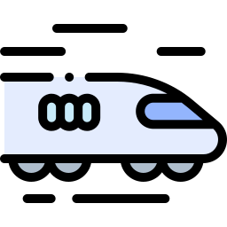 tren de alta velocidad icono