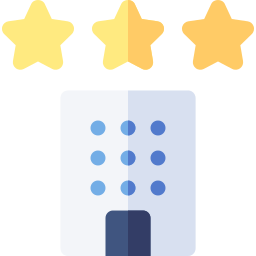 tres estrellas icono