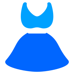 langes kleid icon