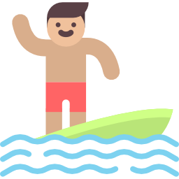 Surfing icon