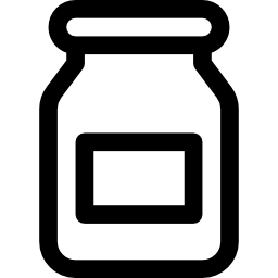 Butter jar icon