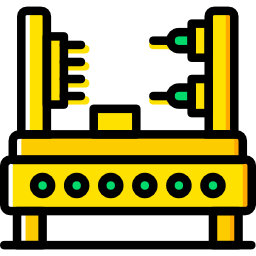 robot industriale icona