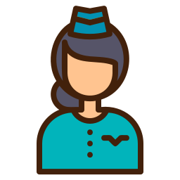 stewardess icon