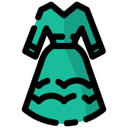 Female clothes icon