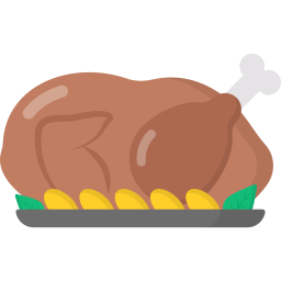 Roasted chicken icon