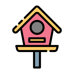 Bird house icon