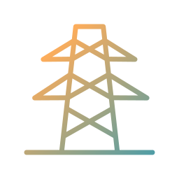 Electric tower icon