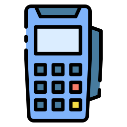 Credit card machine icon
