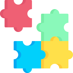 Puzzle pieces icon