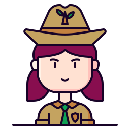 Park ranger icon