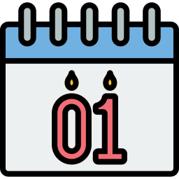 誕生日の日付 icon