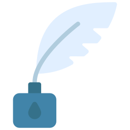 Feather pen icon
