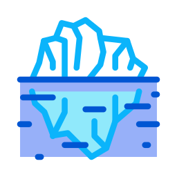 ghiacciaio icona
