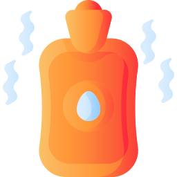 bouteille d'eau chaude Icône