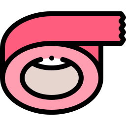 Adhesive tape icon