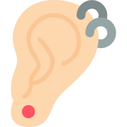 ronde oorbellen icoon