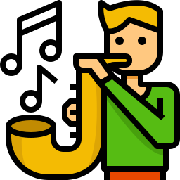 saxofón icono