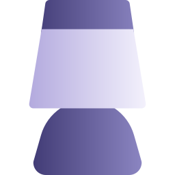 lampada da camera da letto icona
