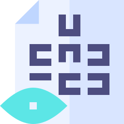 Eye examination icon