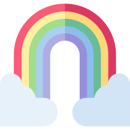 regenboog icoon