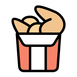 Fried chicken icon