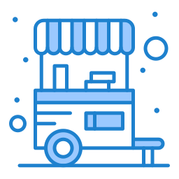 stand de nourriture Icône