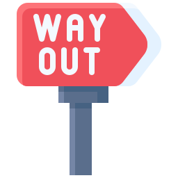Way out icon