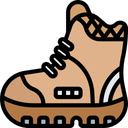 Туристические ботинки иконка