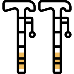 Треккинговый полюс иконка